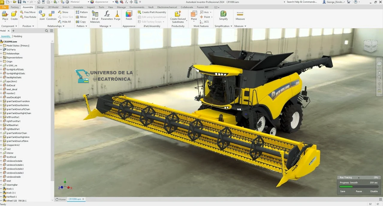 AutoDESK Inventor Professional 2024 Español & Inglés 3 Autodesk Inventor 2024 Captura Pantalla Descarga Gratuita Mega Mediafire Full Crack